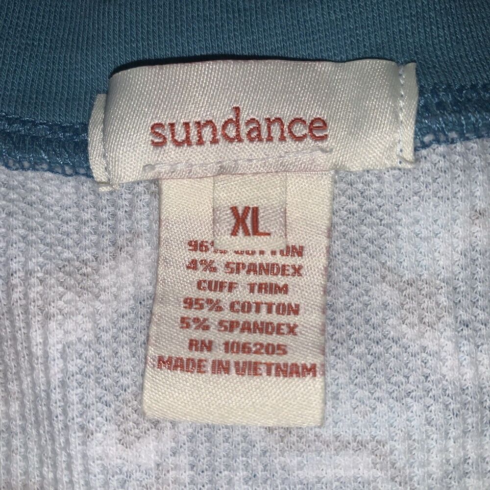 Sundance Thermal Waffle Knit Dark Turquoise Long Sleeve Women’s XL Office Casual - Picture 7 of 12